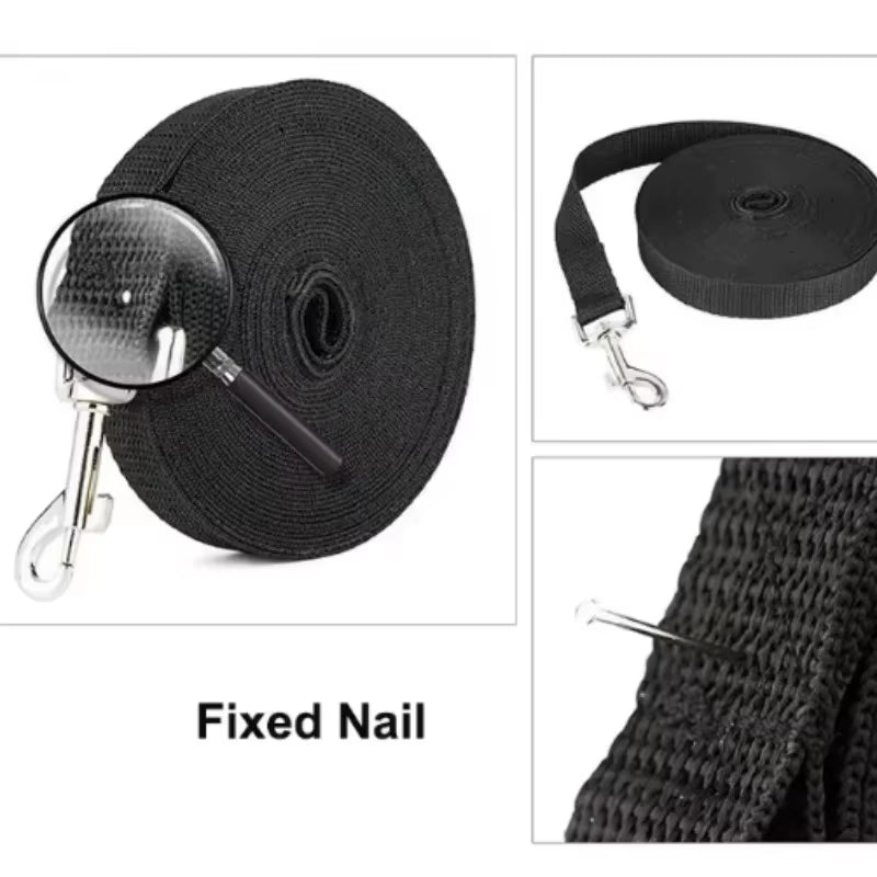 Solid Dog Leash for Large Dogs Pet Puppy Walking Training Lead Rope Big Dog Nylon Rope Long Leashes