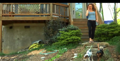 Reflective Retractable Dual Dog Leash With Light